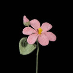 Handmade Crochet Tung Tree Flower Stems | Forever Blossom for First Love & Friendship