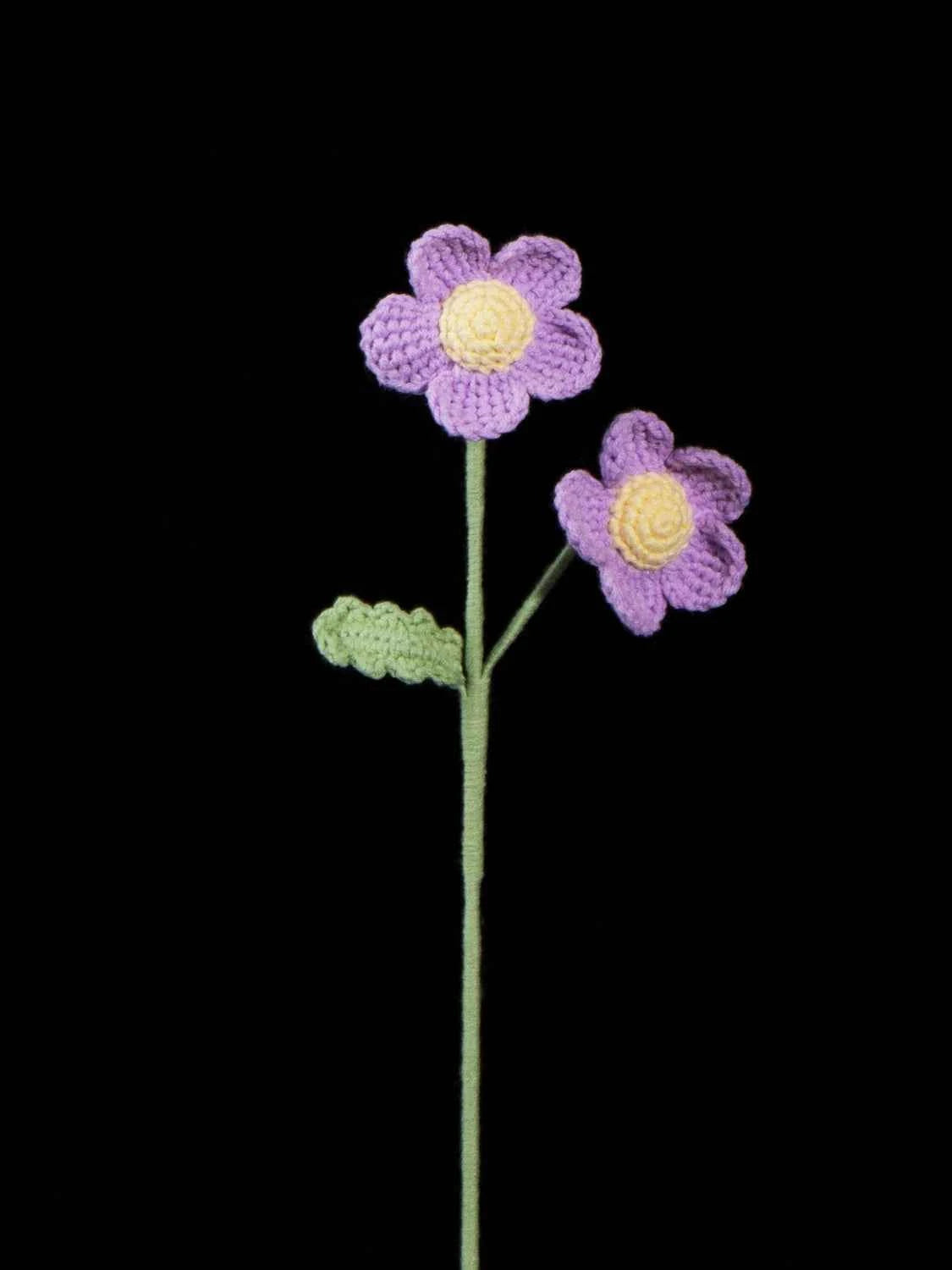 Handmade Crochet Afghan Flower