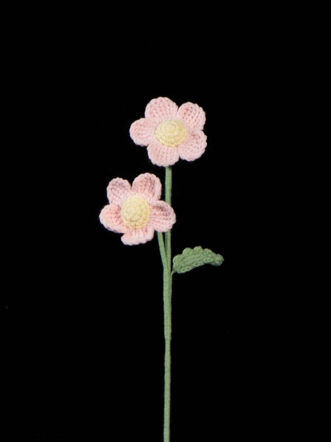 Handmade Crochet Afghan Flower