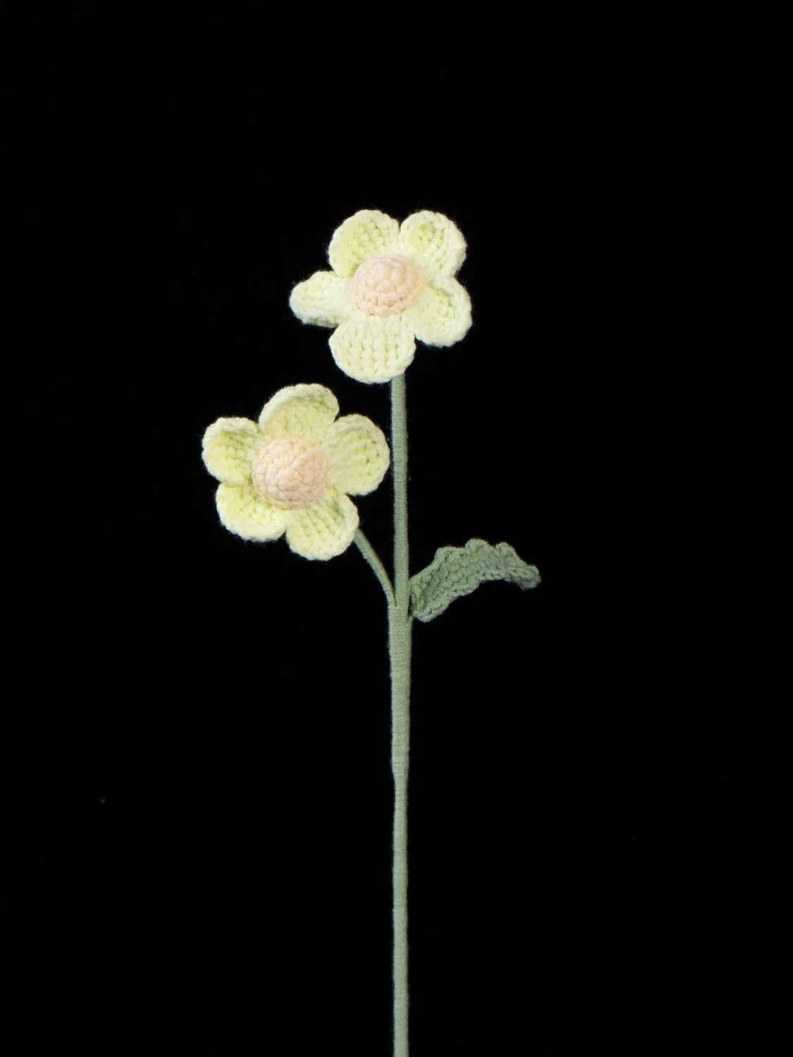 Handmade Crochet Afghan Flower