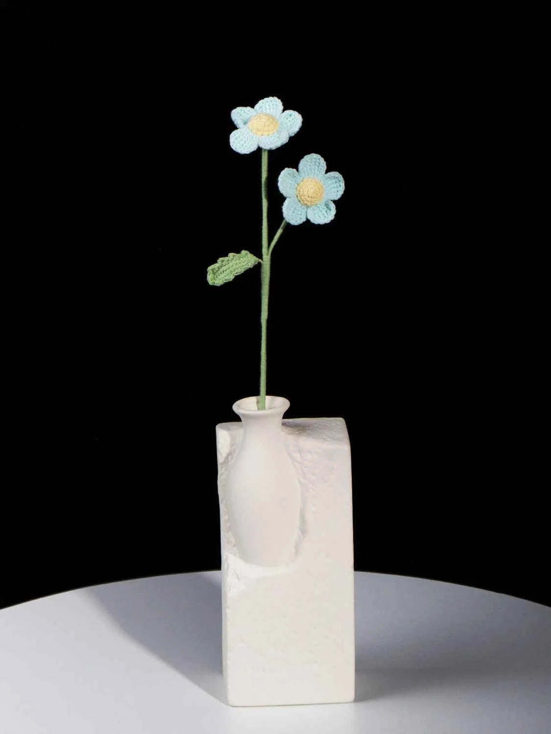 Handmade Crochet Afghan Flower