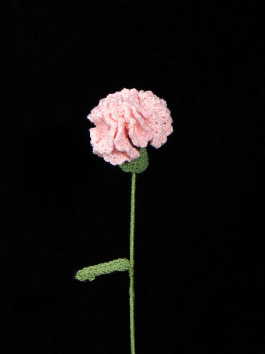 Handmade Crochet Carnation Flower-Aesthetic Home Decor