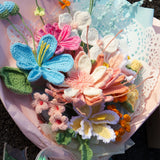 Eternal Crochet Flower Bouquet - Handmade Knitted Floral Gift