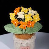Handmade Crochet Hydrangea Potted Plant
