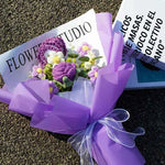 LAST CHANCE! Handmade Crochet Purple Hydrangea Bouquet | Everlasting Knitted Flower Gift | Perfect for Mother's Day/Birthday | Limited Stock!