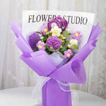 LAST CHANCE! Handmade Crochet Purple Hydrangea Bouquet | Everlasting Knitted Flower Gift | Perfect for Mother's Day/Birthday | Limited Stock!