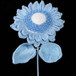 Handmade Crochet Sunflower Yarn Knitted Forever Flower for Home Decor, Graduation, Birthday