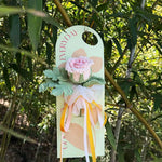 Luo Shen Crochet Rose Bouquet Card | Handcrafted Yarn Flower