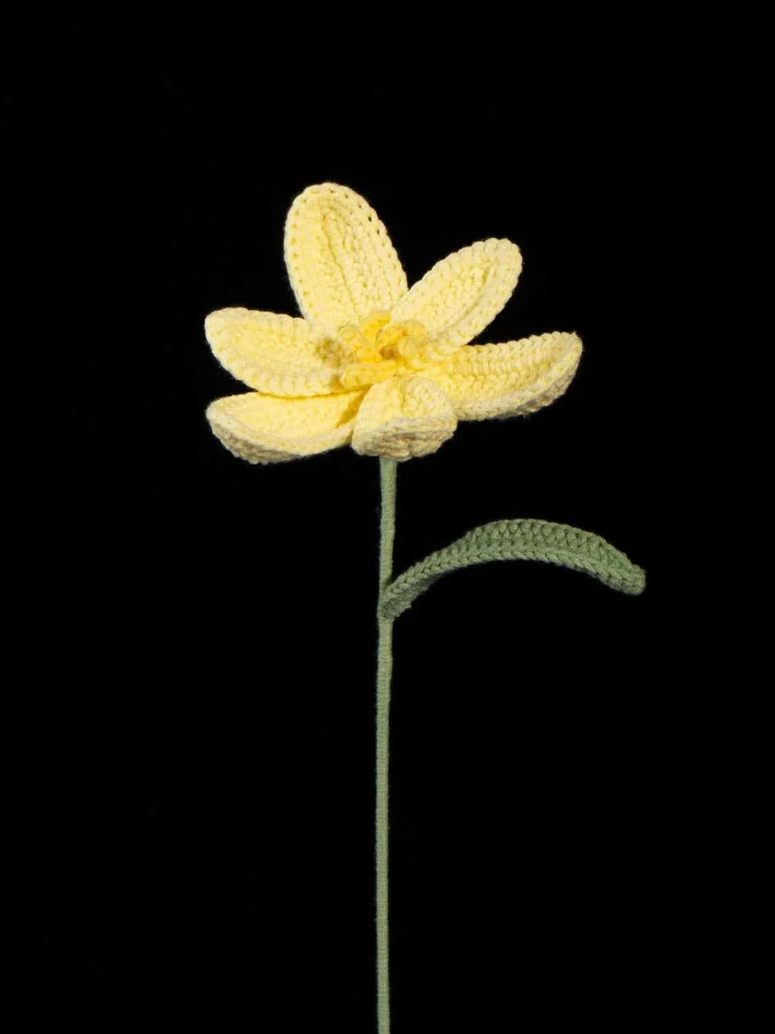 Handmade Crochet Tulip Flower