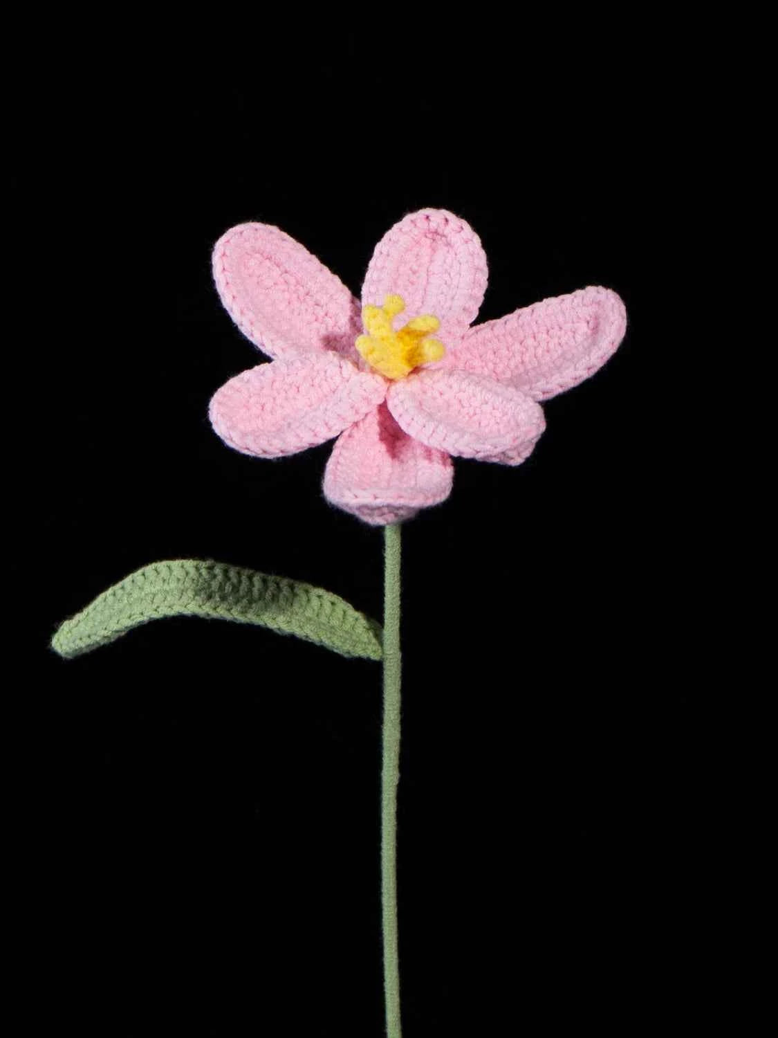 Handmade Crochet Tulip Flower