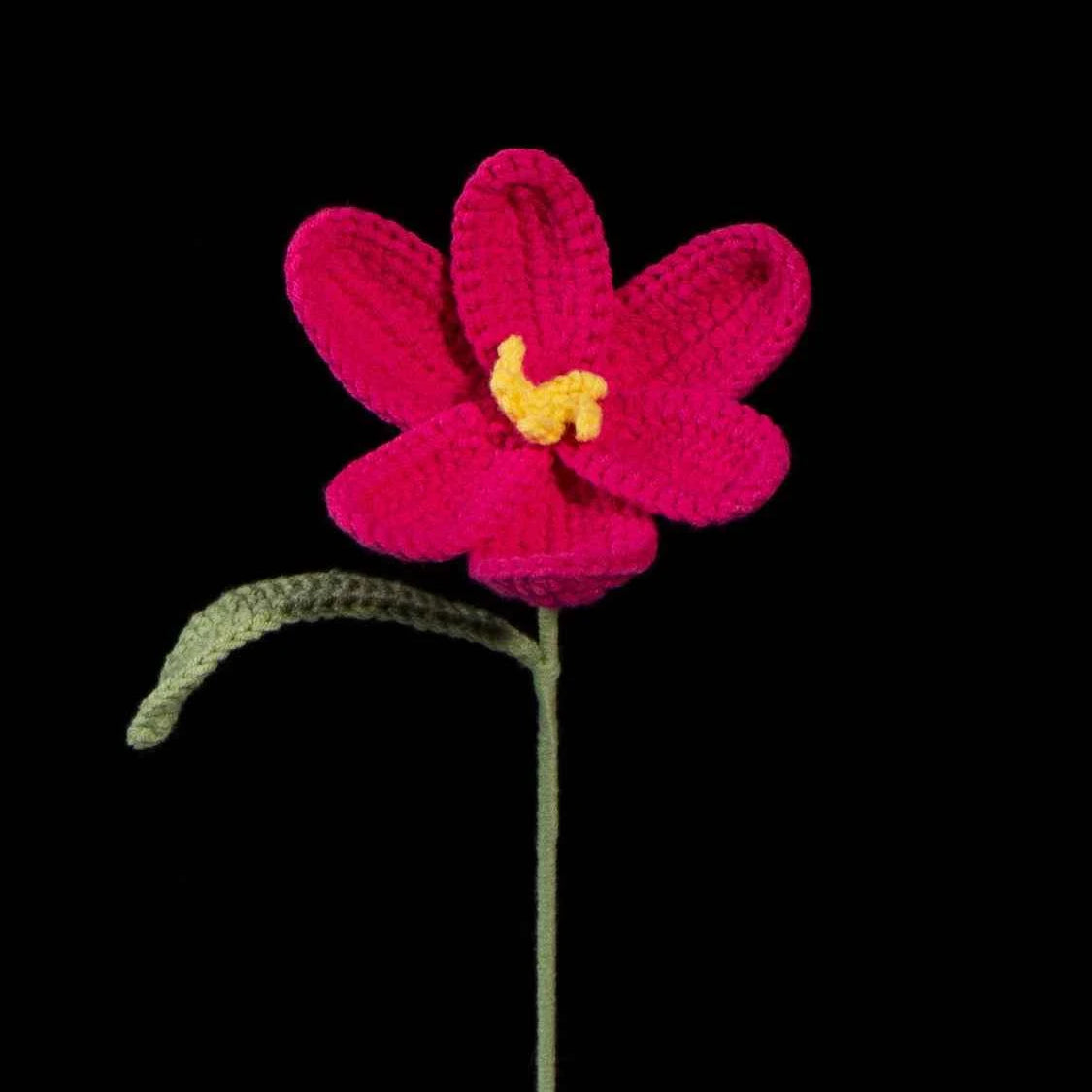 Handmade Crochet Tulip Flower
