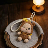 Hooded Bear Crochet Kit | DIY Plush Keychain