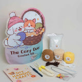 Hooded Bear Crochet Kit | DIY Plush Keychain