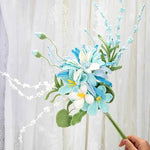 Lasting Blue Crochet Bouquet | Handmade Forever Gift（副本）