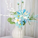 Lasting Blue Crochet Bouquet | Handmade Forever Gift（副本）