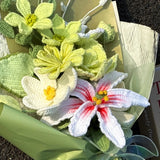 Lily Crochet Flower Bouquet (11 pieces)
