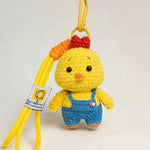 Overalls Chick DIY Crochet Kit – Bag/Keychain Pal