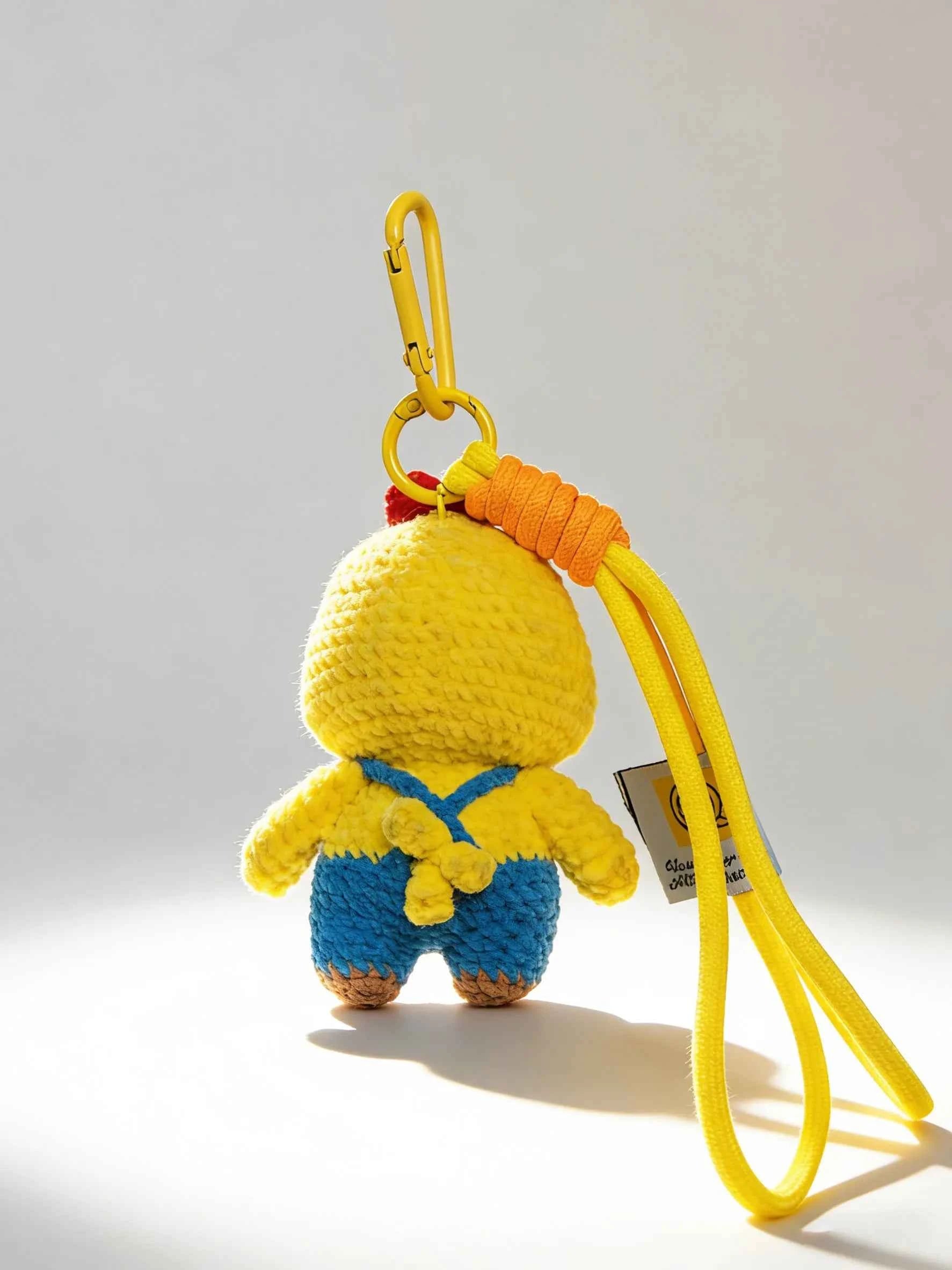 Overalls Chick DIY Crochet Kit – Bag/Keychain Pal