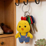 Overalls Chick DIY Crochet Kit – Bag/Keychain Pal