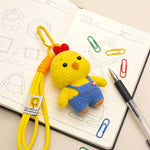 Overalls Chick DIY Crochet Kit – Bag/Keychain Pal