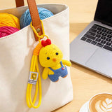 Overalls Chick DIY Crochet Kit – Bag/Keychain Pal