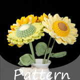 All-in-One Sunflower Crochet Kit | Perfect Handmade Gift for Festivals & Home Decor