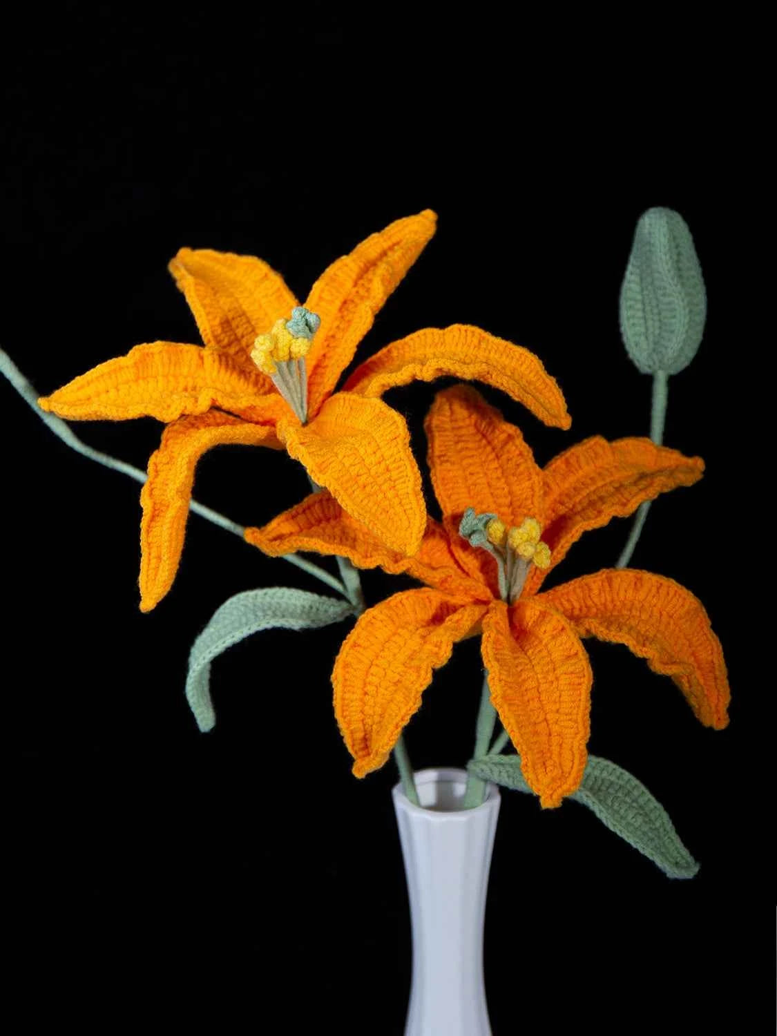 Perfume Lily Crochet Kit – DIY Floral Yarn Craft Kit