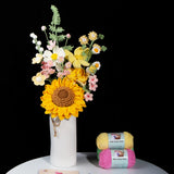 Sunflower Crochet Bouquet Kit for Beginners