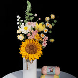 Sunflower Crochet Bouquet Kit for Beginners