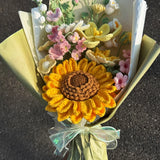 Sunflower Crochet Bouquet Kit for Beginners