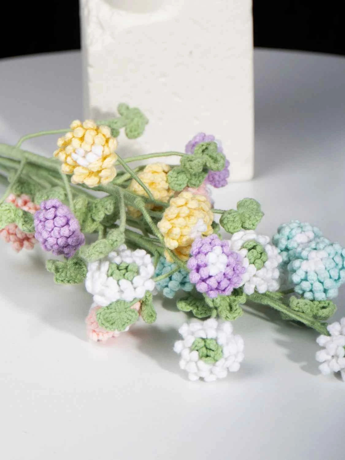 The Cozy Duo Clover Crochet Lucky Clover Flower Kit