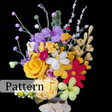 Viral Dopamine Flower Crochet Kit  for Beginners