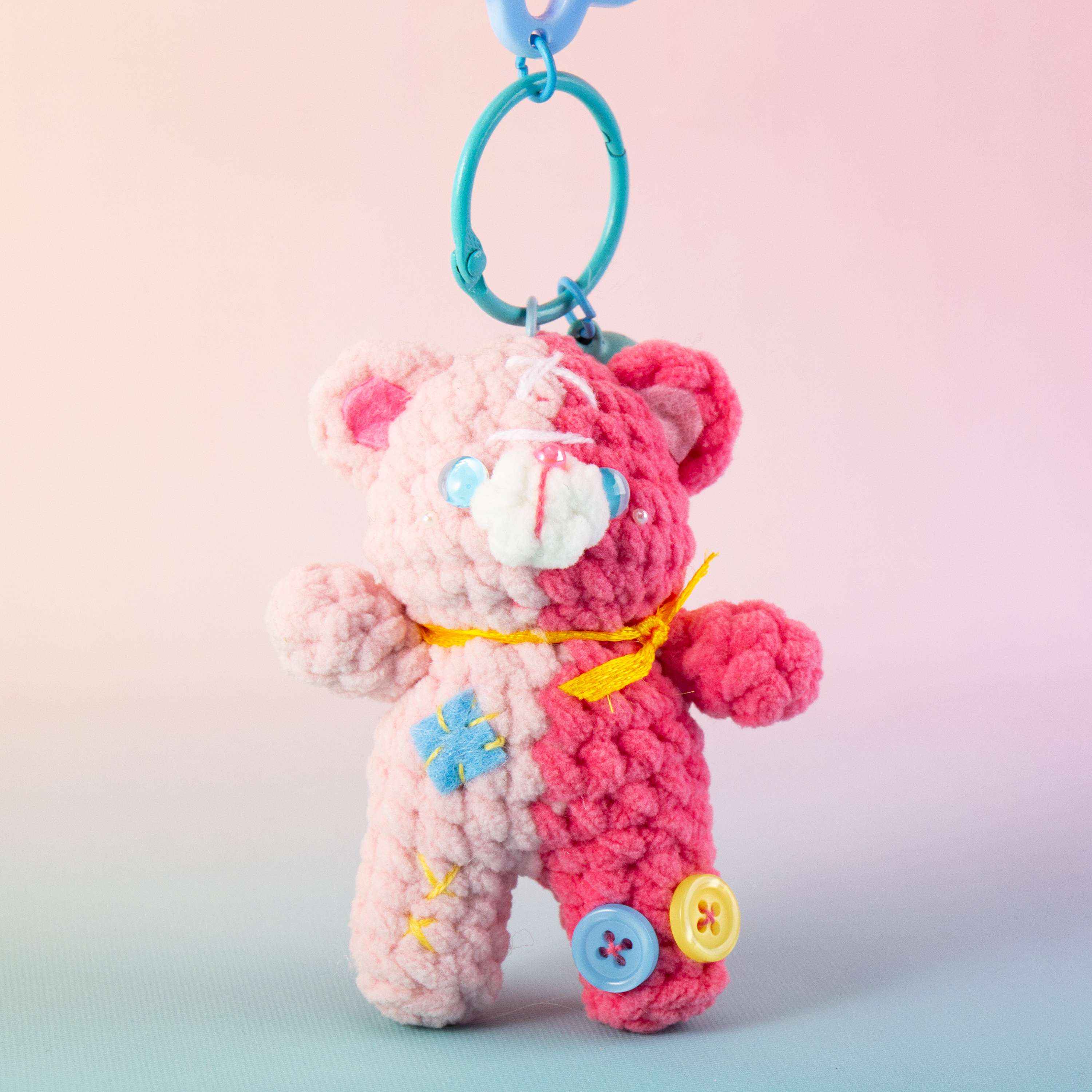 Crocheted Rabbit and Bear Finished Products