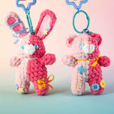 Crocheted Rabbit and Bear Finished Products