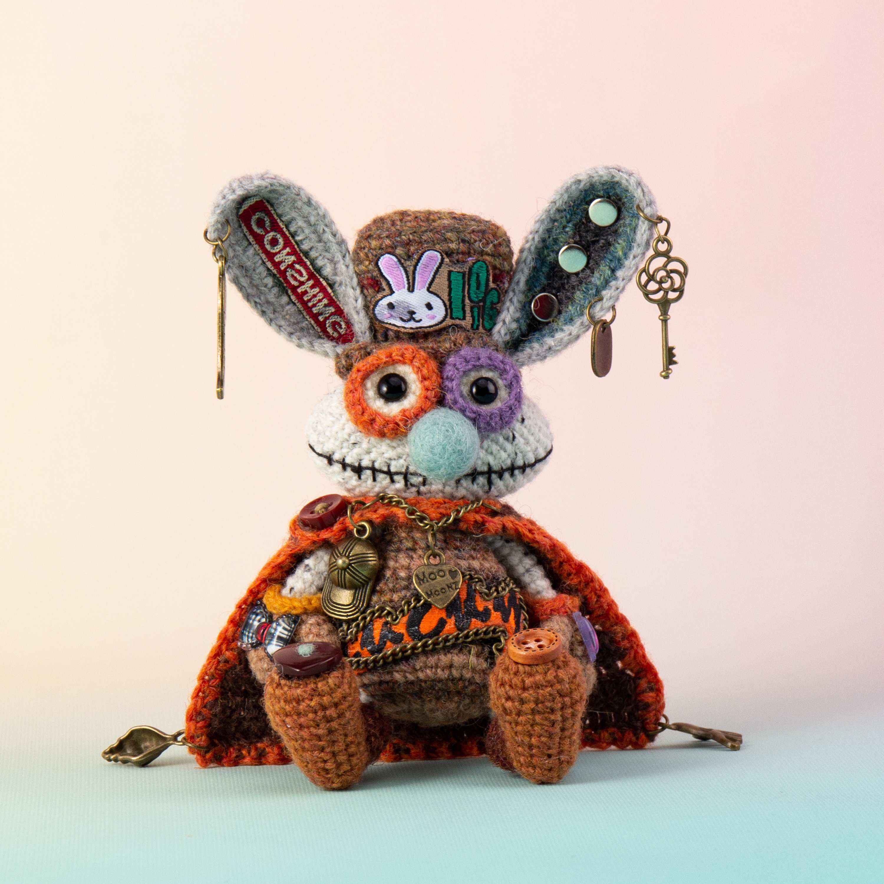 Handmade Crochet Little Monster #3