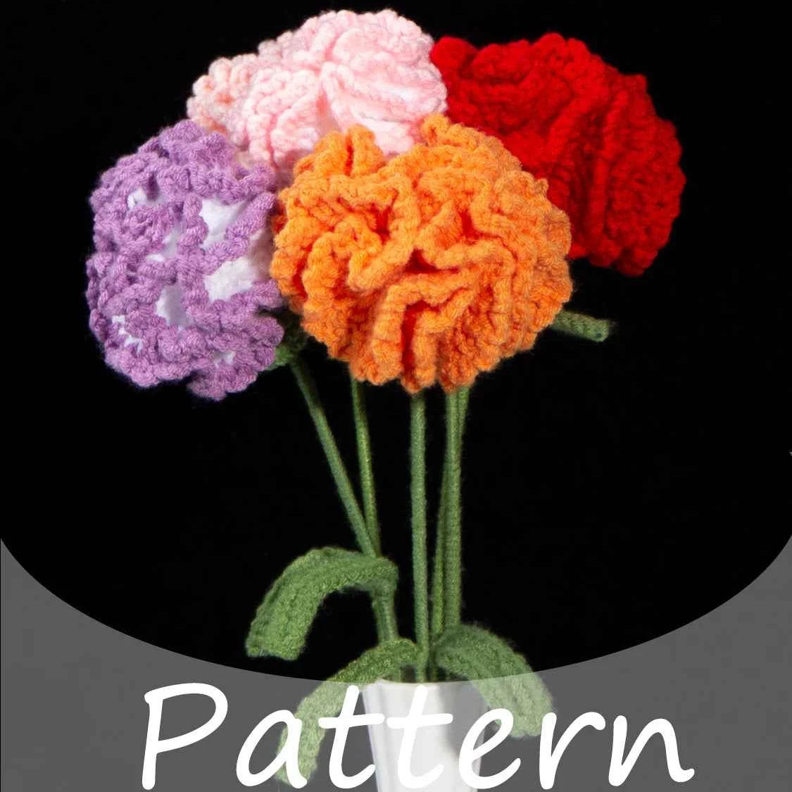Everlasting Carnation Crochet DIY Kit