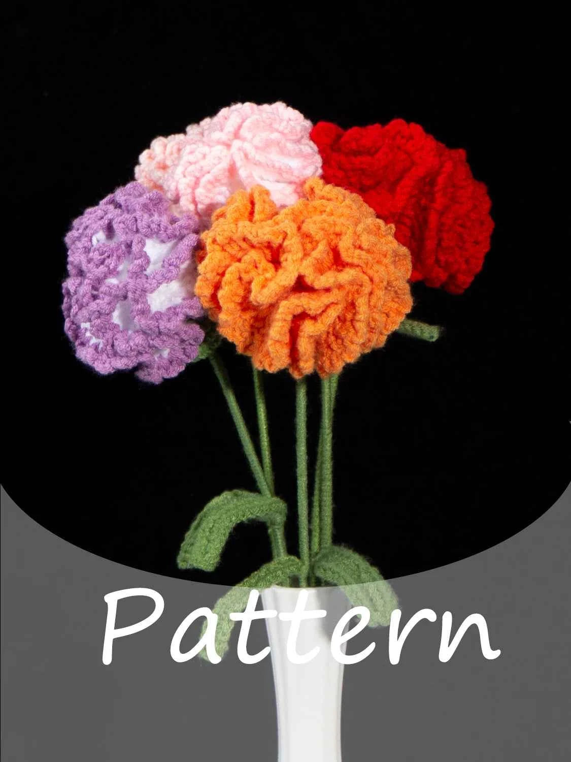 Everlasting Carnation Crochet DIY Kit