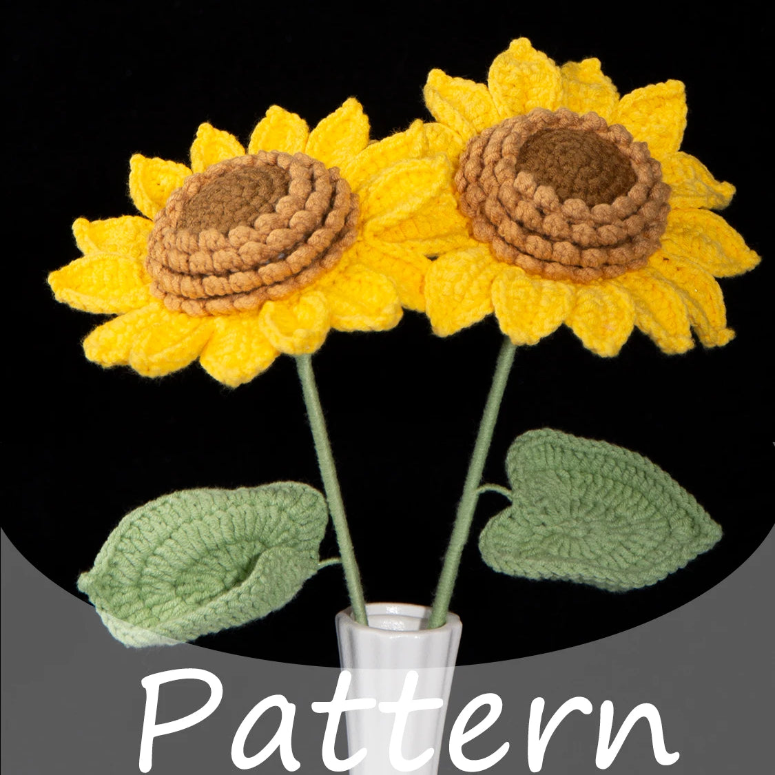 DIY Sunflower Crochet Kit | Handmade Everlasting Flower for Home & Gifting